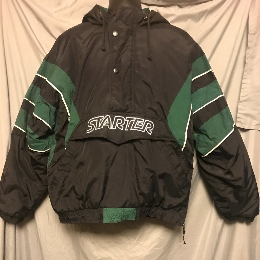 Vintage Starter pull over puffer coat jacket